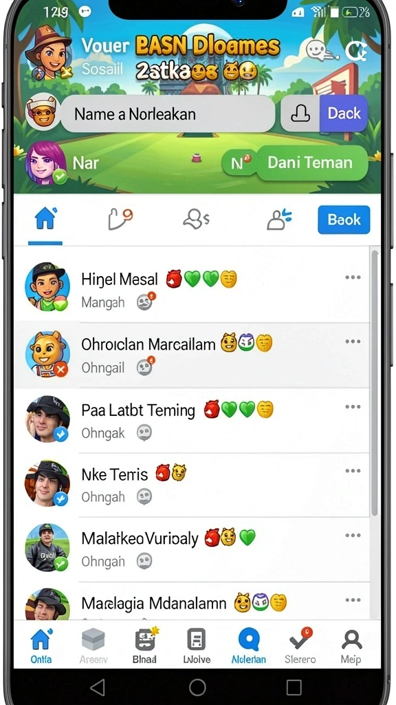 Tema permainan yang beragam dan menarik.