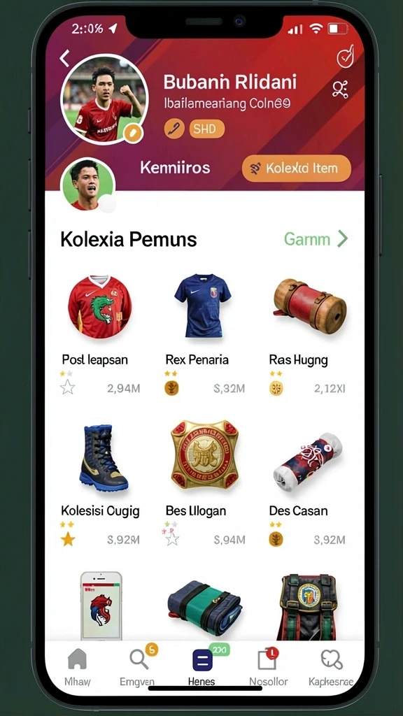 Tampilan antarmuka aplikasi 77SINGA yang menarik.