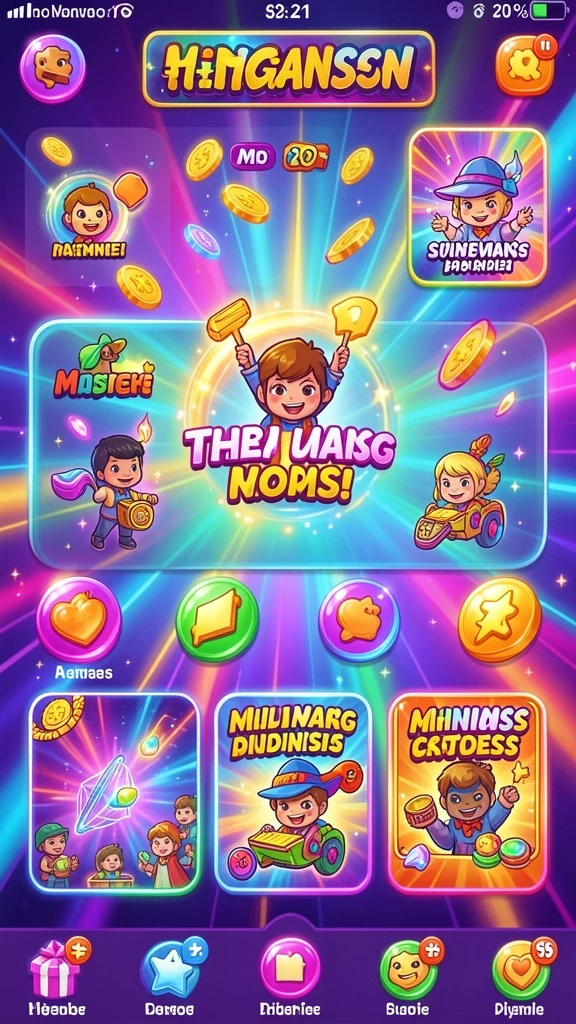 Tampilan utama game 9777WIN yang menarik.