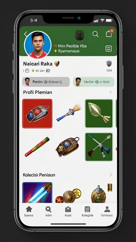 Tangkapan layar ini menunjukkan tampilan karakter yang kuat.