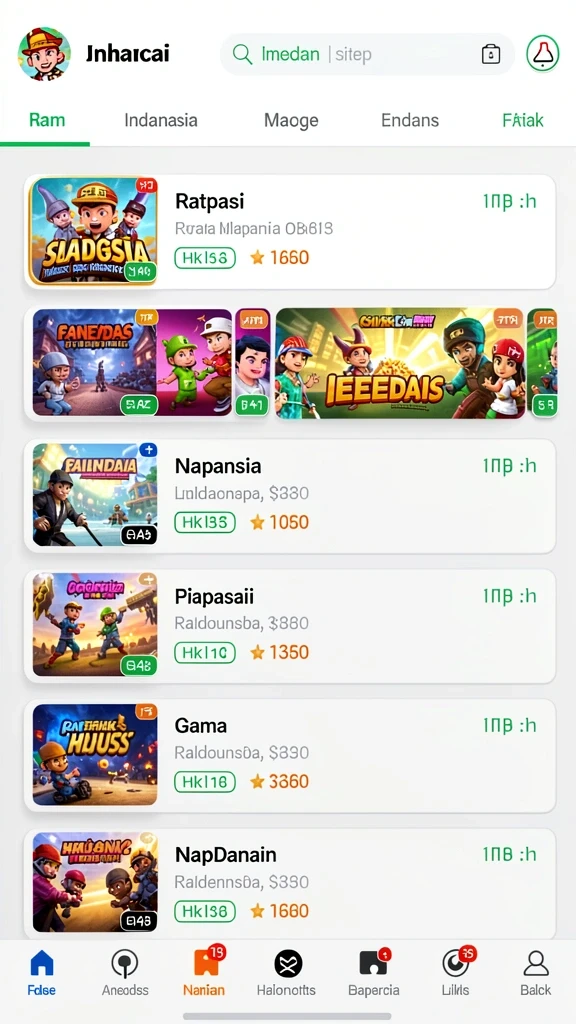 Variasi slot yang luas dengan tema menarik.