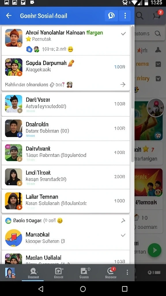 Screenshot memperlihatkan karakter utama dalam pertarungan epik.