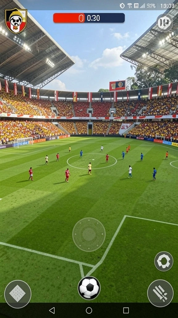 Screenshot menampilkan teman-teman dalam mode multiplayer.