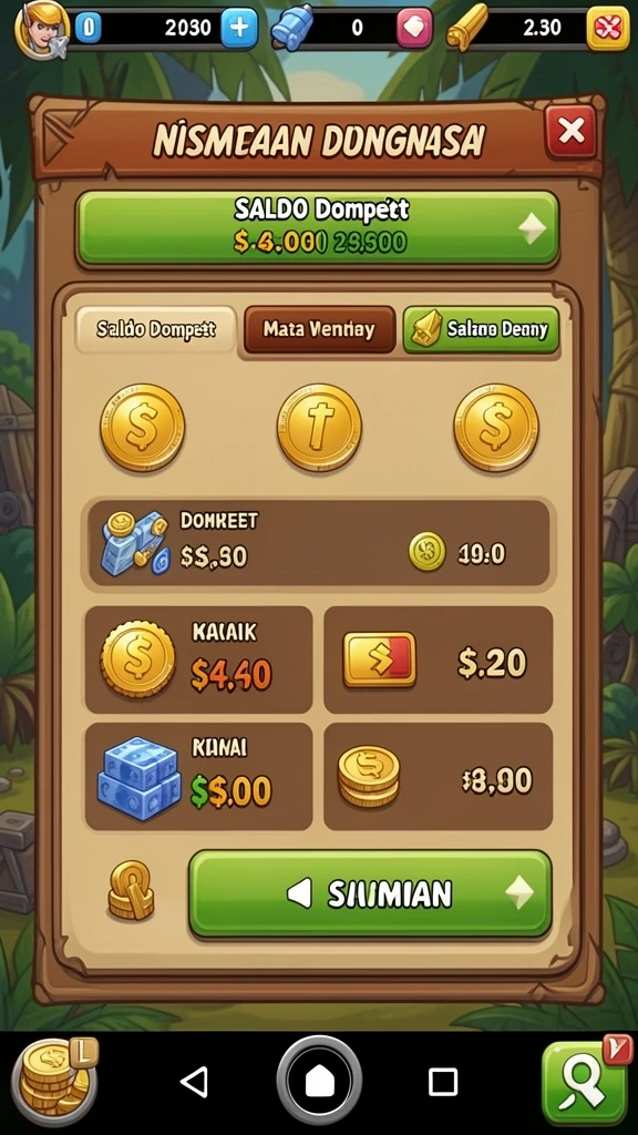 Level yang penuh tantangan dan variasi.