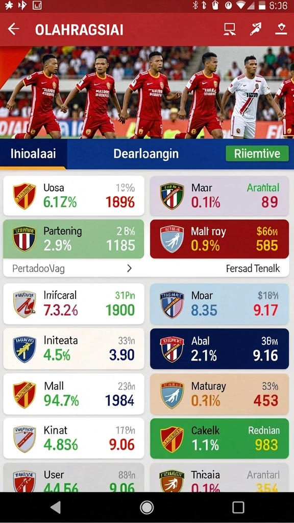 Antarmuka utama aplikasi BULANTOGEL yang menarik.