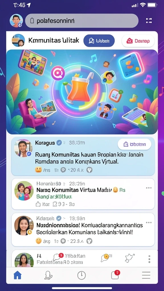 Tampilan antarmuka yang user-friendly dan menarik.