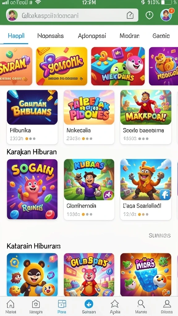 Tampilan antarmuka yang menarik dan modern.