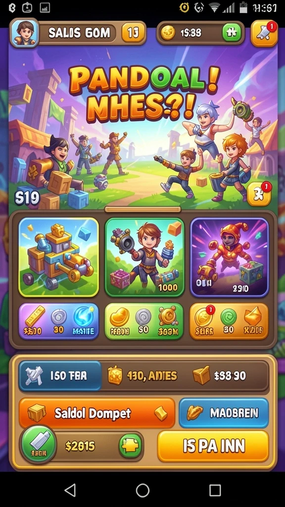 Screenshot menampilkan pilihan permainan slot yang beragam.