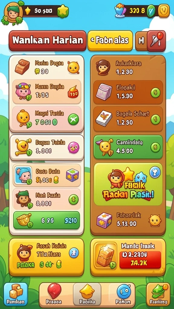 Mode permainan yang inovatif dan menantang.