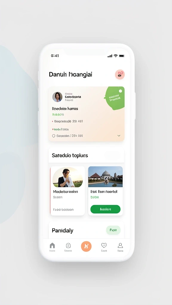 Tampilan antarmuka yang menarik dan modern.