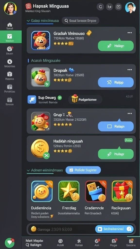 Tampilan antarmuka yang user-friendly dan menarik.