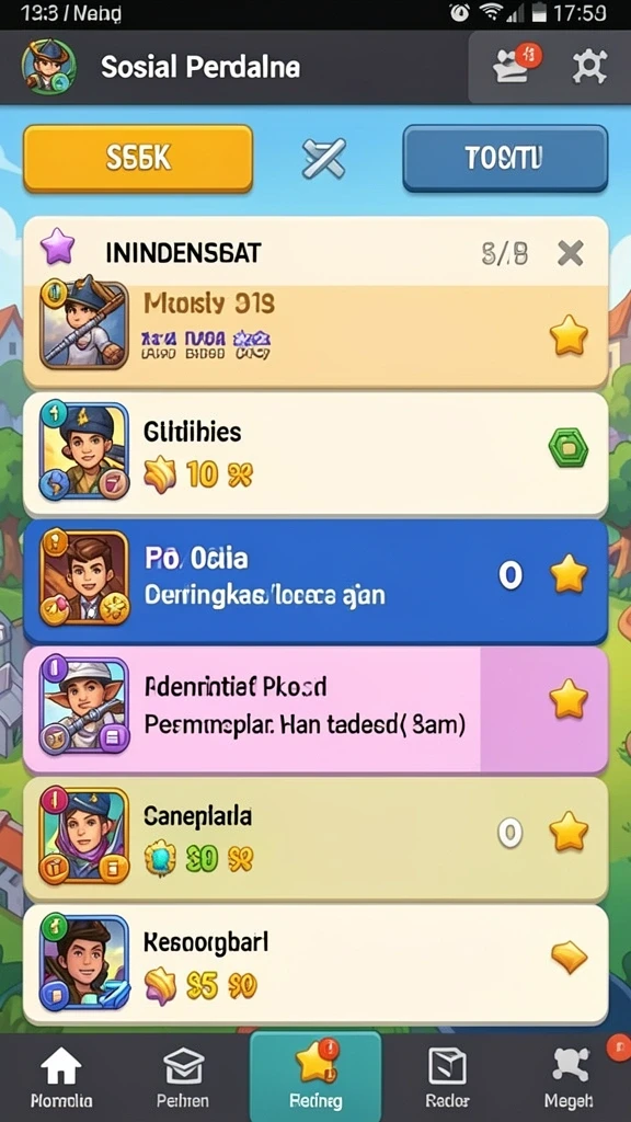 Contoh level menantang yang bisa Anda coba.
