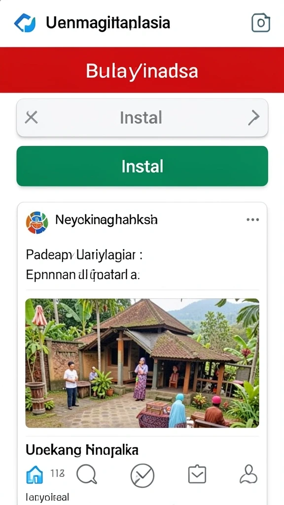 Tampilan antarmuka pengguna yang menarik.