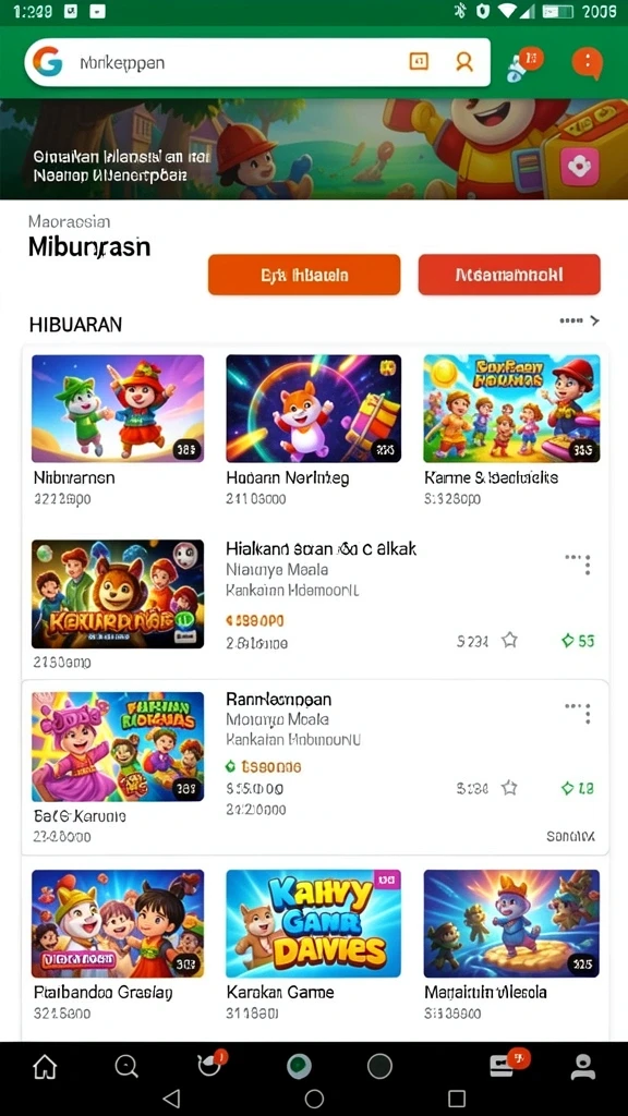 Mode permainan yang beragam dan menarik.