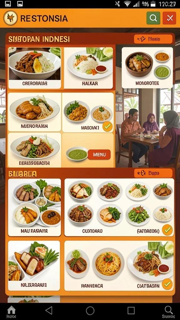 Beragam pilihan permainan yang bisa dipilih oleh pengguna.