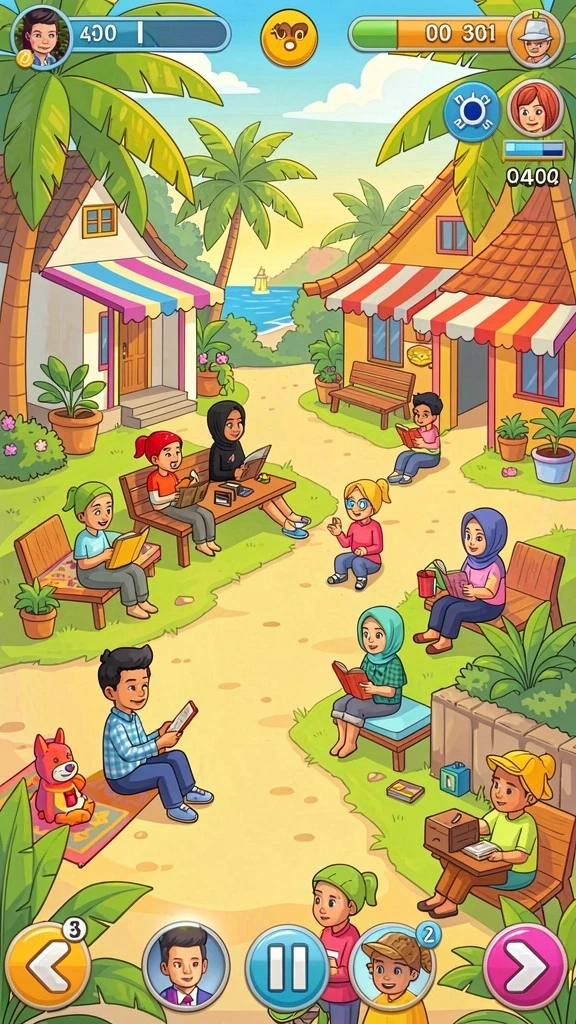 Halaman kompetisi dengan berbagai turnamen menarik.
