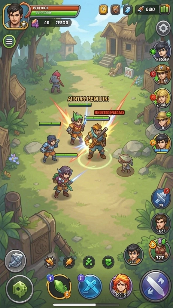 Fitur multiplayer yang mendukung kolaborasi tim.
