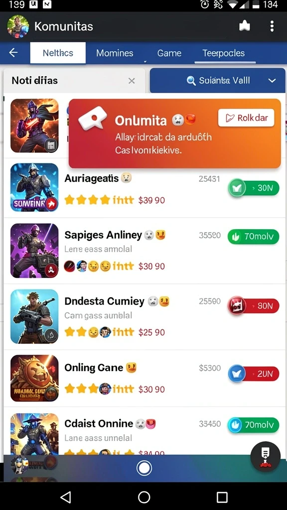 Mode permainan yang variatif dan seru.