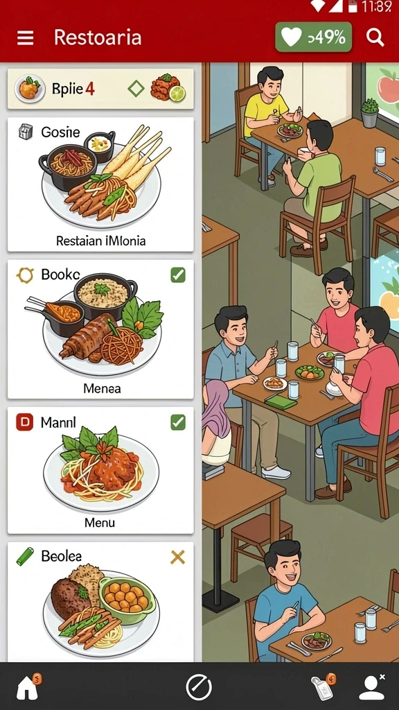 Tampilan awal yang menarik dan informatif.