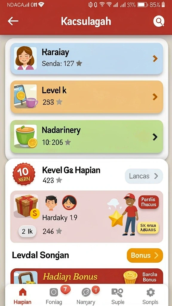 Tampilan antarmuka yang user-friendly dan mudah digunakan.