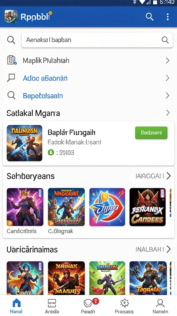 Karakter unik dengan keterampilan menarik.