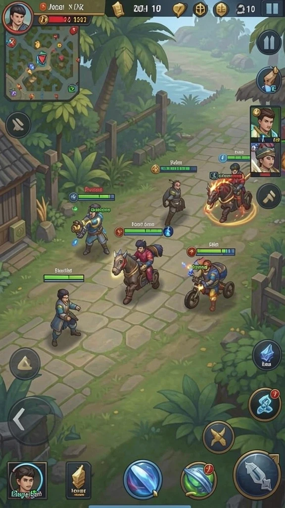 Screenshot memperlihatkan grafis yang memukau dan lingkungan yang detail.