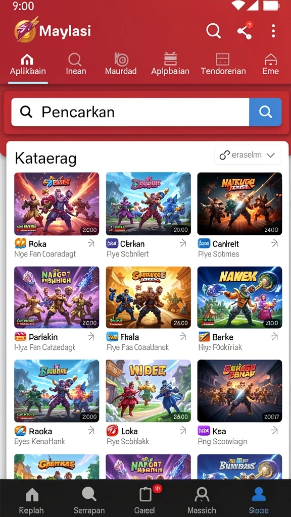 Karakter dengan desain yang menawan.