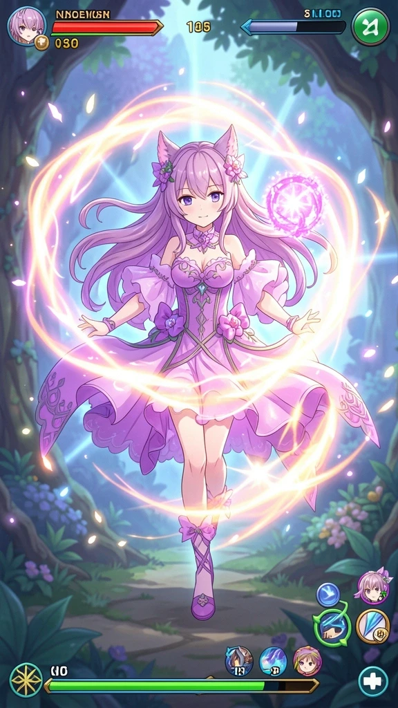 Lingkungan yang indah dan detail dalam game.