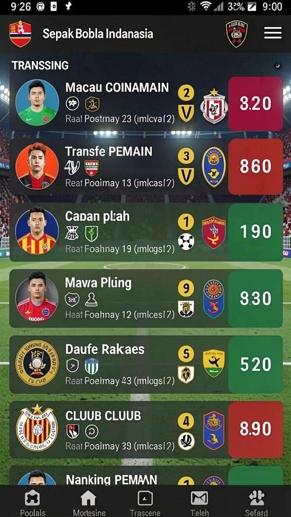 Tampilan antarmuka yang modern dan user-friendly.