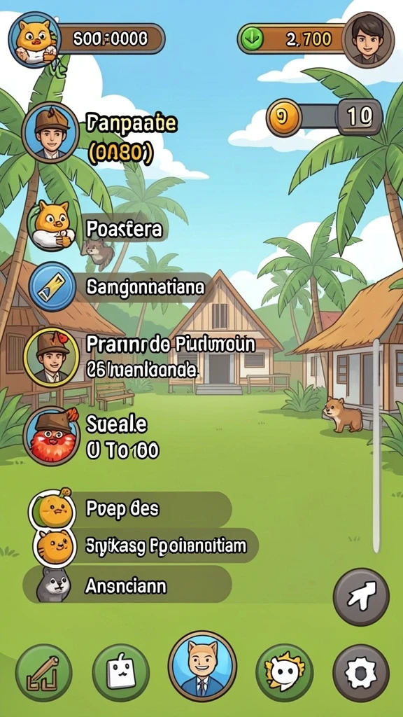 Menunjukkan misi seru yang sedang berlangsung.