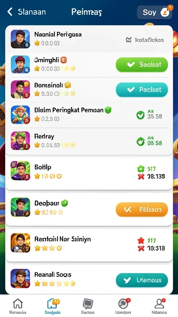 Tampilan menarik dari antarmuka utama VITA555.